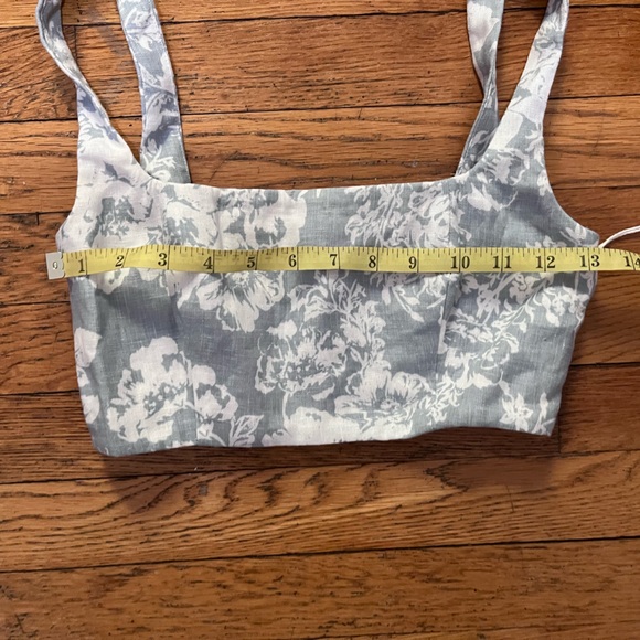 The Reformation Palm Linen Two Piece in Porcelain  NWT 0 - Picture 9 of 9